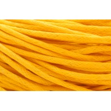 gewachstes Baumwollband, 2mm, gelb